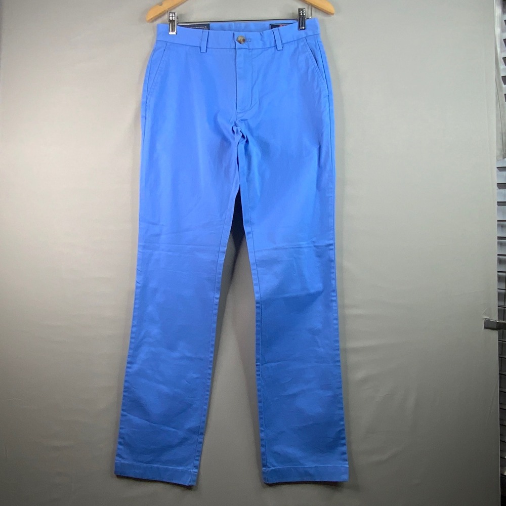 Vineyard Vines Breaker Pant‎ Men's Blue Cotton Spandex Chinos Size 30x34